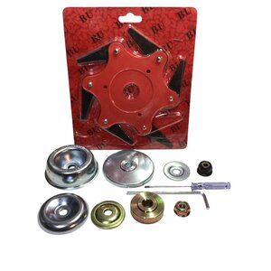 11 Pcs Solid Steel Weed Trimmer Adapter Kit With multiple Hardware Options NEW